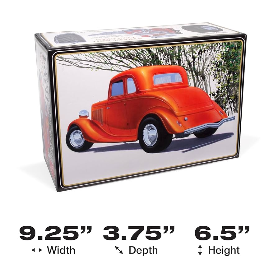 '34 Ford Hot Rod 1/24 スケール Diecast 1934 Ford Coupe Hot Rod 1:24 #68017 Black with